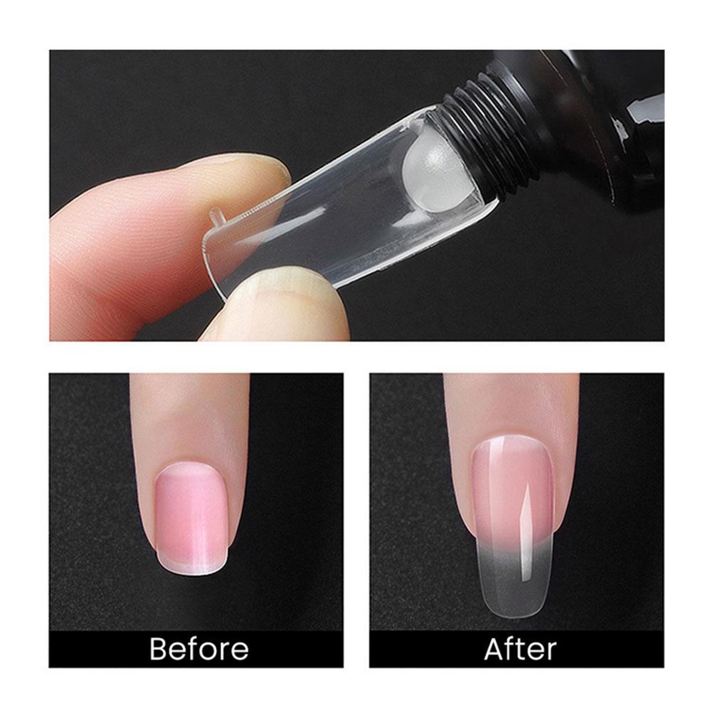 Poly Extension Nail Gel UV Nail Polish UV Colour Gel With Top & Base Coat Dual-ended Nail Brush Nail File For Nail Design Tools