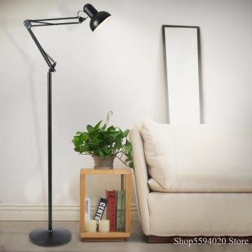 Modern Minimalist Led Floor Lamp Wrought Iron Floor Lamps for Living Room Bedroom Kitchen Lamparas Led Floor Lamp E27 220V