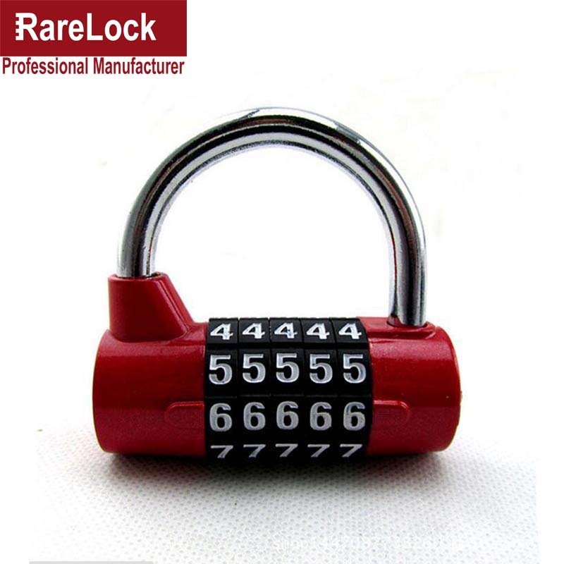 Zinc Alloy Cadeado Combination Padlock Cadenas 5-Digital Code Lock Door Locks Suitcase Luggage Bicycle a