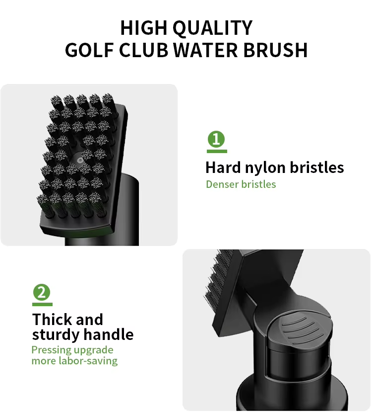 Golf Club Cleaning Brush with Nylon Bristles 1