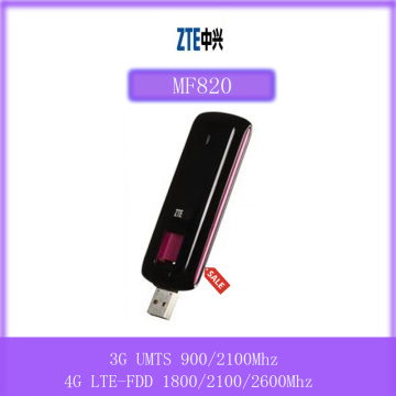 Unlocked ZTE MF820 MF820D 4G LTE usb Modem 3G usb stick dongle LTE fdd band(1800/2100/2600) pk mf823 mf831 mf80 mf60