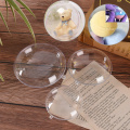 1pcs New 3 Sizes Eggs Shape Crafting Home DIY Bath Bomb Mold Plastic Clear Mould Reusable Hotel Decor Bath Care Tool