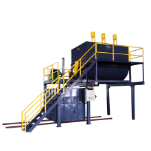 foaming recycling machine in scouring pad production plant