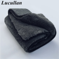 Lucullan 50X50CM 1300GSM Car Drying Cloth Super Thick Car Detailing Microfiber Towel Thick Car Washing Rag