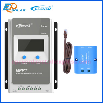 40A MPPT EPEVER TRACER Solar Charge Controller 12V 24V LCD Diaplay Solar Regulator EPsloar Temp Sensor RS485 Communication Cable