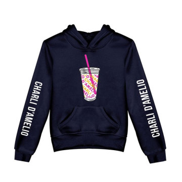 Nieuwe Ice Coffee Splatter Kinder Hoodie Sweatshirts Boy Girl Charli Damelio streetwear sweatshirt Unisex Harajuku Tracksui