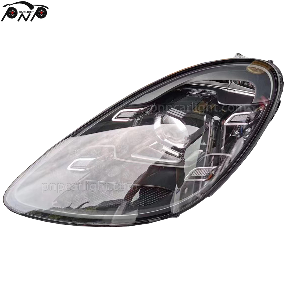 for Porsche 718 Boxster Cayman Spyder LED headlight headlight glass lens cover