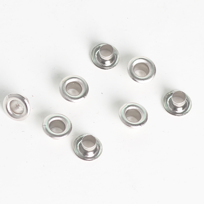 10000 Pcs/pack Silver Iron High Foot Garment Eyelets Without Gasket for Leather Craft Shoes DIY Accessories 3.5mm*7.3mm*4.5mm