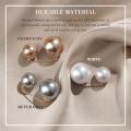 2019 High Quality Vintage Pearl Brooch Brooch Pins Double Head Simulation Pearl Big Brooches For Women Wedding Jewelry Accessori