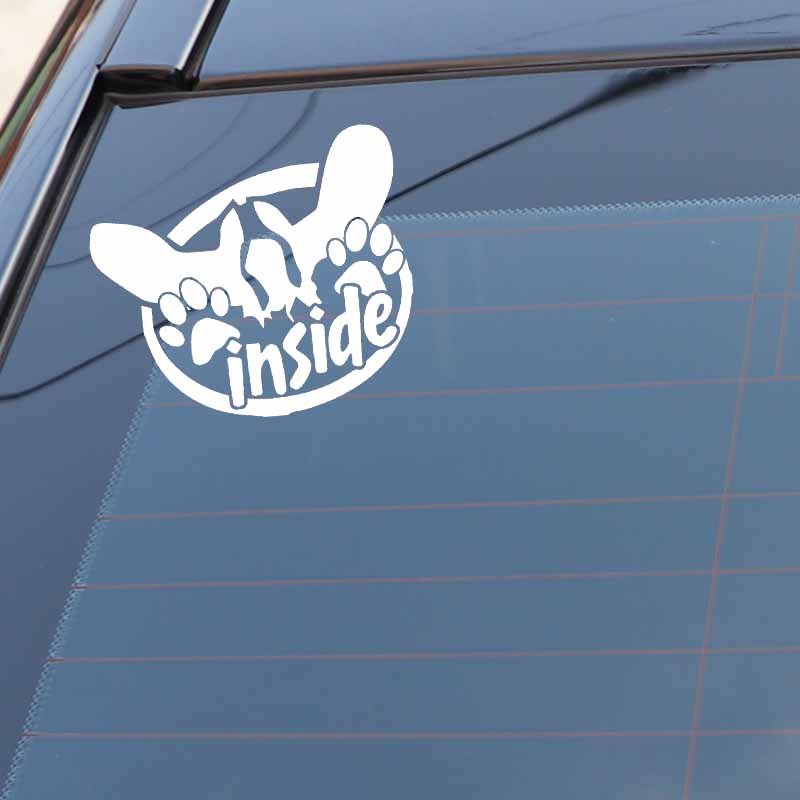 YJZT 15.5X13.7CM Basset Hound Car Sticker Decal Vinyl Window Car Body Bumper Decor Black/Silver C24-1571