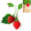 Silicone Strawberry Tea Infuser Loose Tea Leaf Strainer Herbal Spice Filter Diffuser Tea Strainer Kitchen Accessories Drinkware