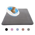 Waterproof Pet Cat Litter Mat EVA Double Layer Cat Litter Trapping Pet Litter Cat Mat Clean Pad Products For Cats Accessories