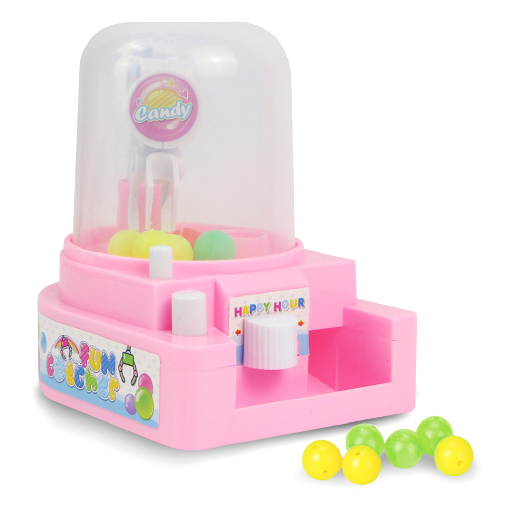 Children Mini Doll Machine Grab Ball Kids Toys Candy Catcher Kids Party Toys Gift Desktop Interactive Manual Children Toys #30