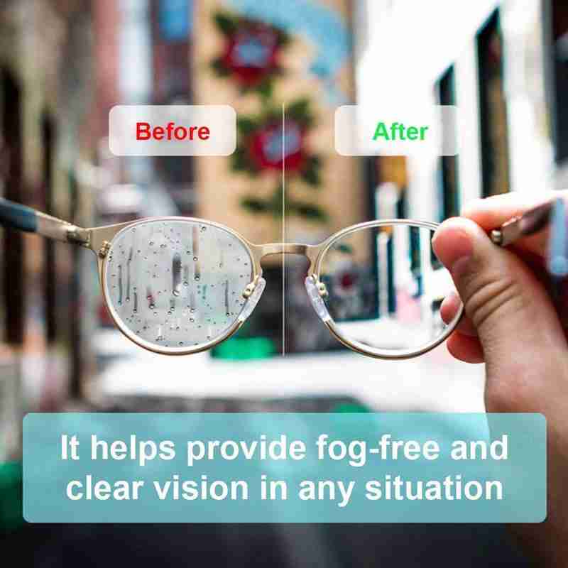 1Pcs 15X15Cm Eyeglasses Anti-Fog Cloth Microfiber Cloth Dust Glasses Cleaner for Eyeglasses Lenses Camera Phone Screen