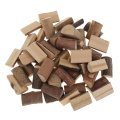 50x Natural Half Cut Wood Log Slices Blocks For DIY Wood Crafts Woodworking