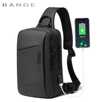 BANGE Fashion Men Travel Waterproof Leisure Male Chest Sports Packs Messenger Shoulder Sling Running Bag men's Boys Handbag