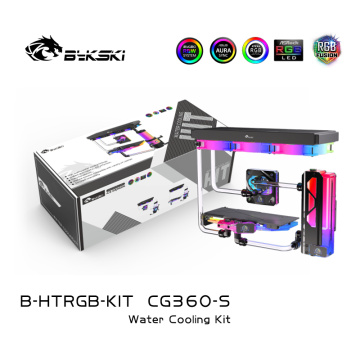 Bykski Water Cooling Kit Hard Tube Super Program For Intel /AMD GPU Water Cooling Kit, Super PC Player Cooler, B-HTRGB-KIT