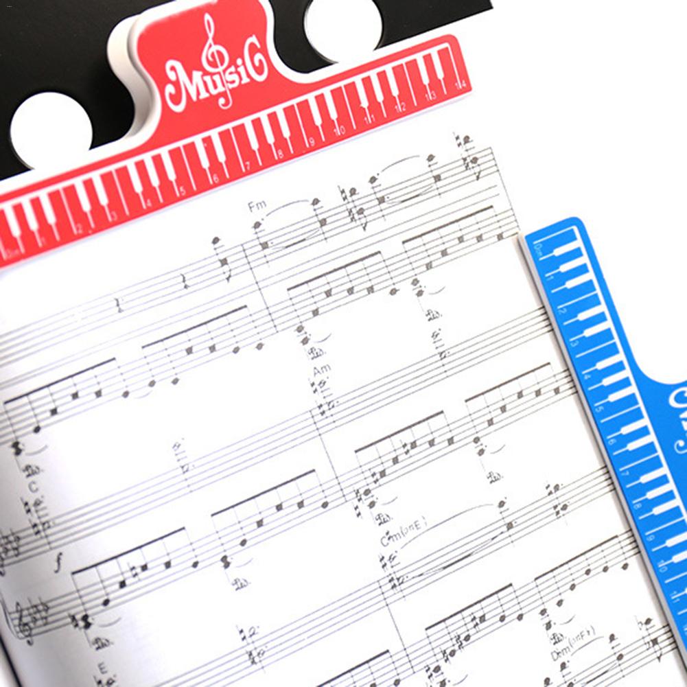15cm Plastic Music Score Fixed Clips Book Paper Holder For Guitar Violin Piano Player Office File Clips Office Piano Accessories
