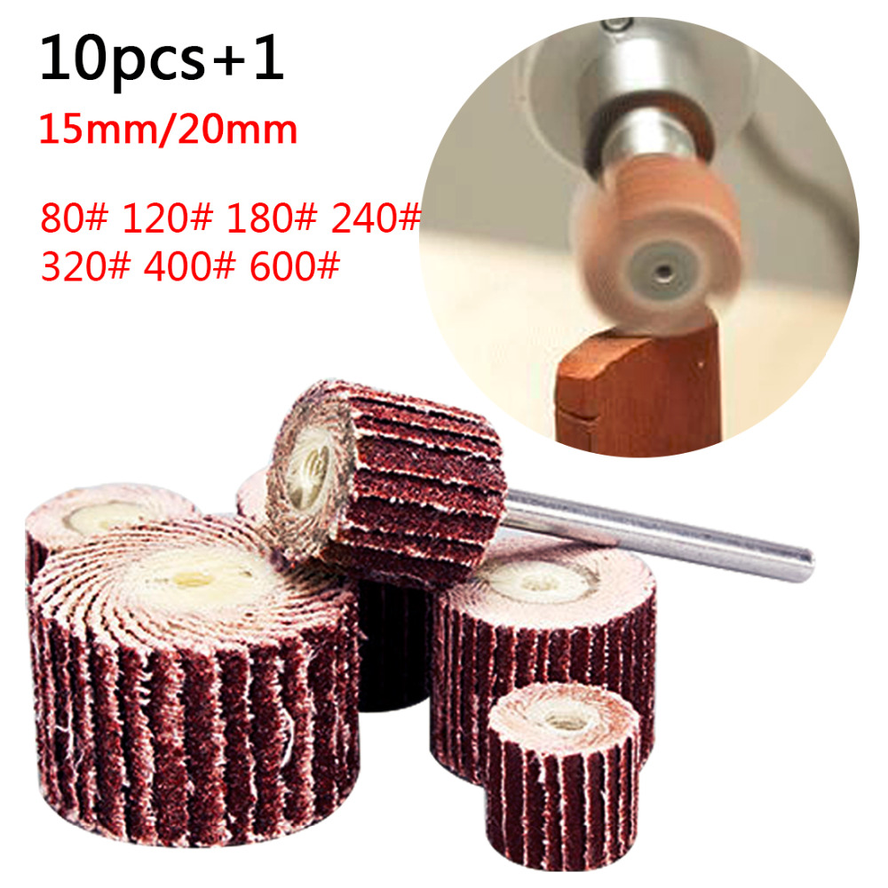 Grinding Flap Wheels Sanding Flap Disc Brush Sand Rotary Tool Dremel Accessories For Polishing Metal Woodworking