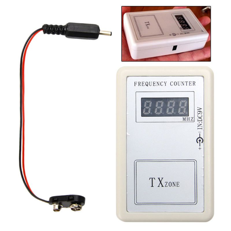 Digital Frequency Meter Counter Handheld Wireless Remote Control 250-450 MHZ Detector Counter Measuring Instrument