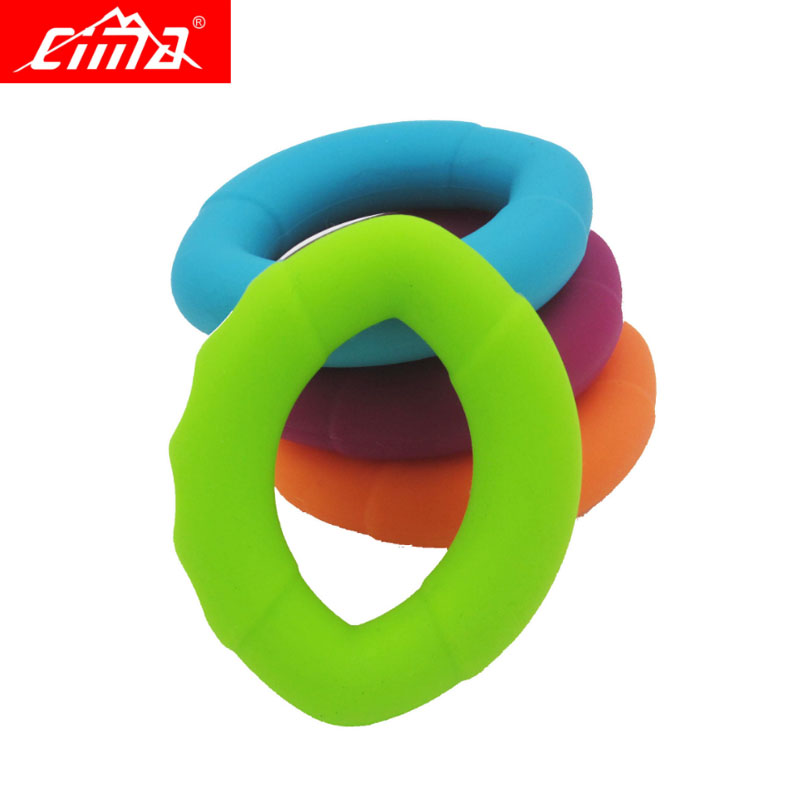 CIMA Hand Grips Rubber Muscle relex Finger Training Ring Exerciser Hand Grip silicone Hand Gripper Gripping Ring equipment