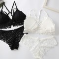 Women Lace Bra Sets Seamless Underwear Backless Sexy Panties Lingerie Set Padded Bralette Female Intimates