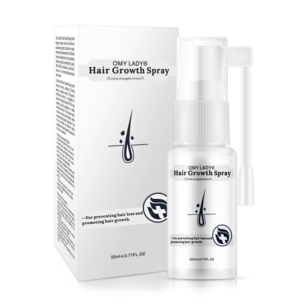 OMY LADY Hair Growth Essence Oil Anti-Hair Loss Hair Care Fluid Spray Hair Growth Ointment For Women/Men 20ml Dense Health Care