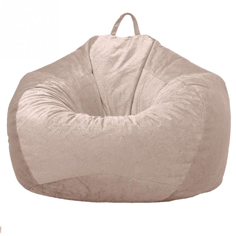 Office Home Bedroom Large Bean Bag Chair Cover Furniture Parts Soft Multifunction Washable Adult Kids Dustproof Living Room