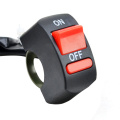 EAFC Universal Motorcycle Handlebar Flameout Switch ON OFF Button for Moto Motor ATV Bike DC12V/10A Black
