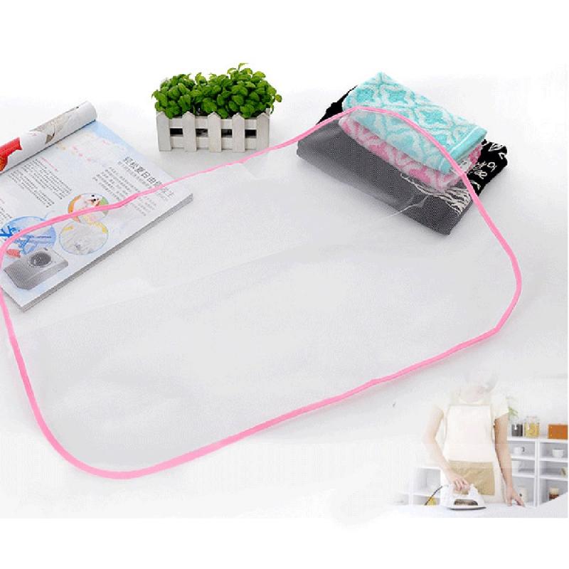 80*40cm High Temperature Ironing Cloth Ironing Board Household Insulation Guard Delicate Garment Random Color