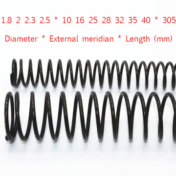 A 2pcs Spring steel pressure spring Y-type compression spring 1.8 2 2.3 2.5*10 16 25 28 32 35 40*305mm