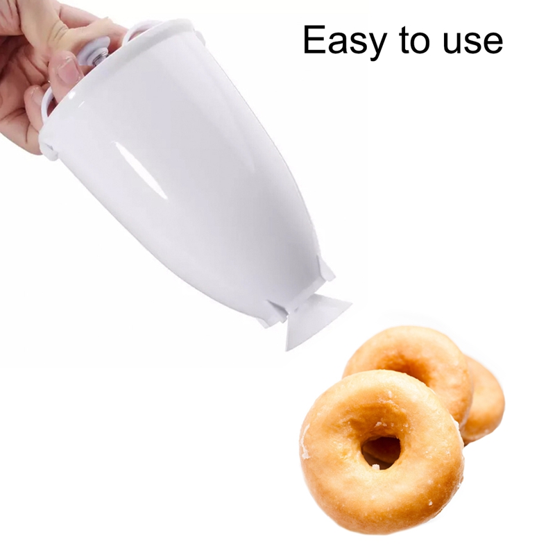 DIY Doughnut Donut Dough Maker Machine Manual Dispenser Kitchen Utensil Tool