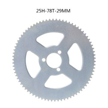 Motorcycle Rear Sprocket Gear 25H Hole Inner Dia 29mm 78T Moto Parts