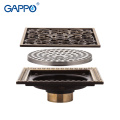 GAPPO Drains antique brass drain plug Bathtub Shower Drain bathroom floor drains chrome plugs