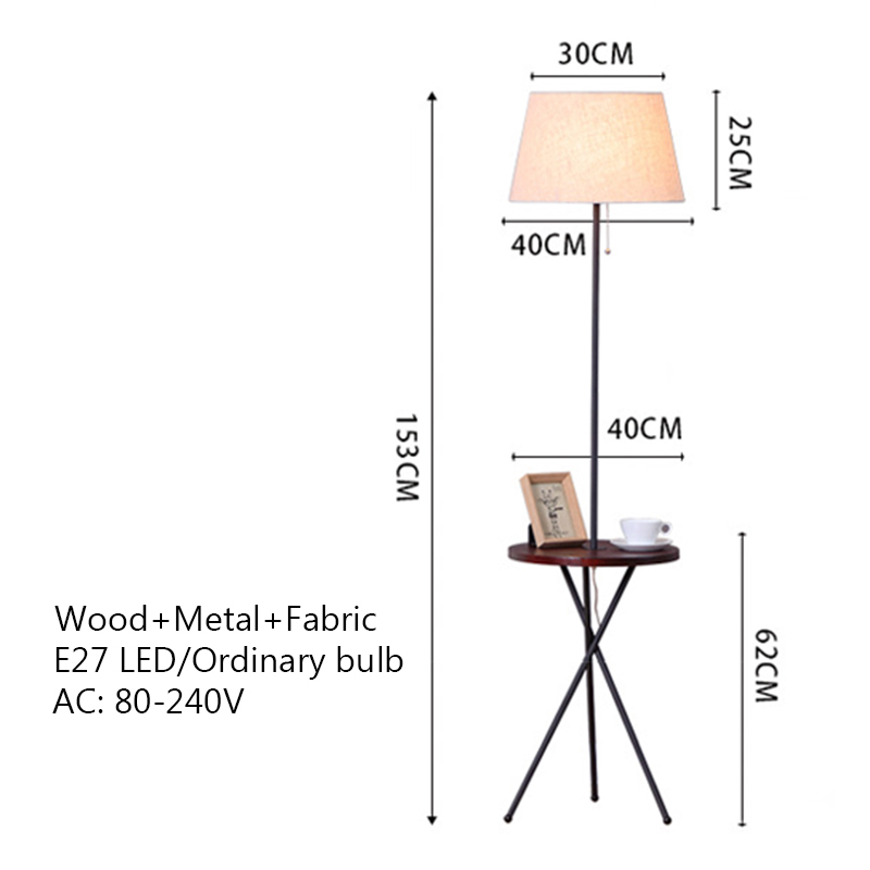 Nordic modern fashion coffee table floor lights E27 LED iron bracket floor lamps for living room bedroom study hotel room cafe