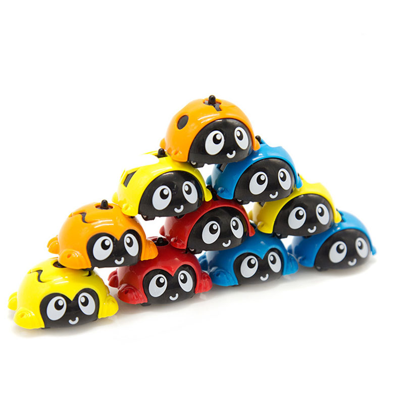 Children's Multi-Function Gyro Toy Cartoon Gyro Inertia Insect Multi-Function Car Baby Racing Collision Gyro Car Early Education