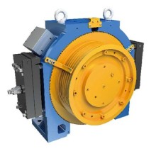 Low noise and low temperature rise gearless motor