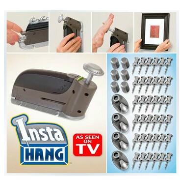 Smartlife High Quality Insta Hang Seamless Convenient Wall Studs Nail Picture Wall Hook Hanging Nail Gun As Seen on TV