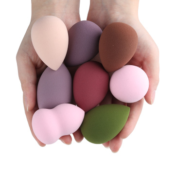 1pc Makeup Sponge Powder Puff Wet & Dry Dual Use Velvet Microfiber Smooth Foundation Cosmetic Puff Fashion Beauty Tool New