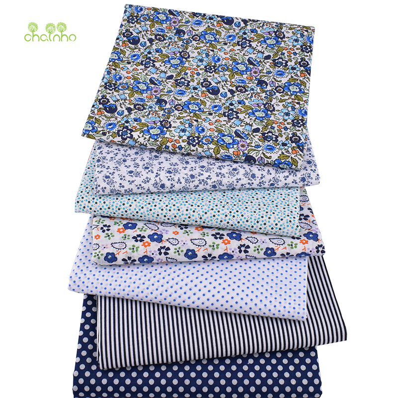 Floral Series,Cotton Plain Thin Fabric,Patchwork Clothes For DIY Quilting & Sewing,Fat Quarters Material,50x50cm