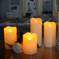 Edge Electrical Paraffin Wax Led Candle for Wedding Party/home/Christmas/decoration and Lovely Night Light Electric Candle