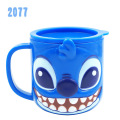 Disney children with cover home drinking cup mouth brushing cup cute baby cartoon milk cup drop