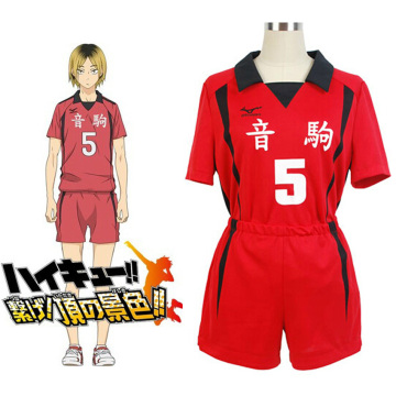2Styles Haikyuu!! Nekoma High School #5 1 Kenma Kozume Kuroo Tetsuro Sportswear Cosplay Costume Volley Ball Team Jersey Uniform