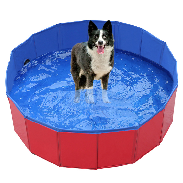 Foldable Dog Pool Portable Kiddie Pool Bathing Tub 3