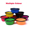 Portable Dog Bowl Collapsible Silicone Cat and Dog Food Container Pet Drinking Bowl Feeding Bowl Outdoor Travel Pet Supplies