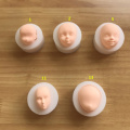 Cute Doll Head Face Moulds Fondant Cakes Decor Tools Silicone Molds Sugarcrafts Chocolate Baking Tools For Cakes Gumpaste Form