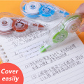 Correction tape practical package simple large capacity transparent film Tape correction fluid rest and correct pupils use