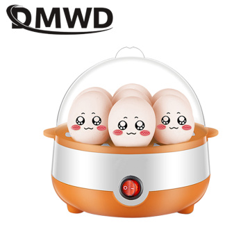 DMWD mini multifunction electric egg cooker food steamer warmer egg boiler for 4 eggs kitchenware cooking appliance Breakfast EU