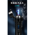 Electric pulse charging lighter environmental protection electronic cigarette lighter multi-function lighter with razor