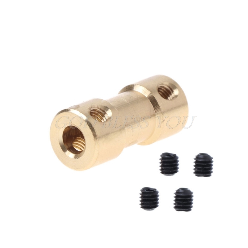 2-5mm Motor Copper Shaft Coupling Coupler Connector Sleeve Adapter US Drop Shipping